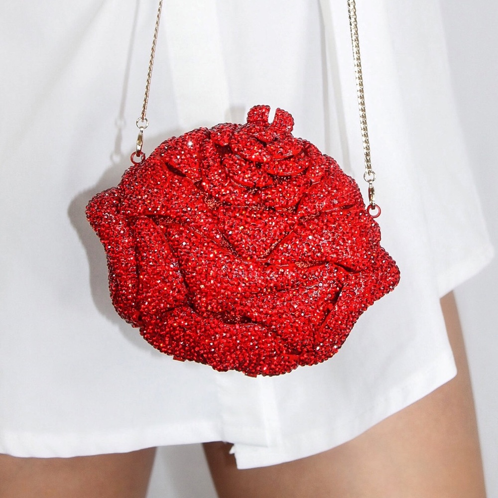Crystal Rose Purse